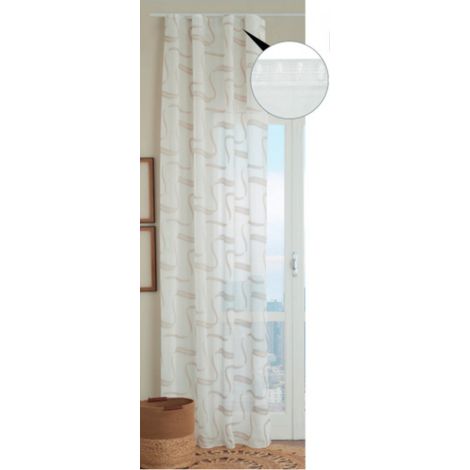 Tendone Con Fascia Copri Bastone Universale linea Polaris Beige 145x290 cm