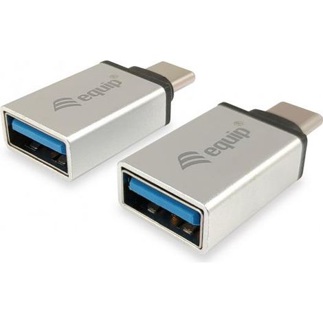 Equip 133473 adattatore per inversione del genere dei cavi USB Type C USB Type A Argento (1/4)