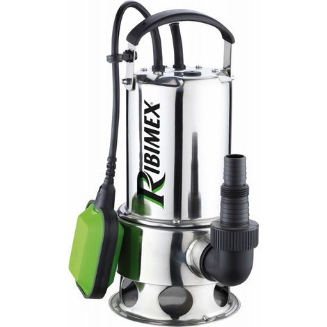 Bomba de achique de 1100 W para aguas sucias + interruptor de flotador - PRPVC1101CI - Ribimex -