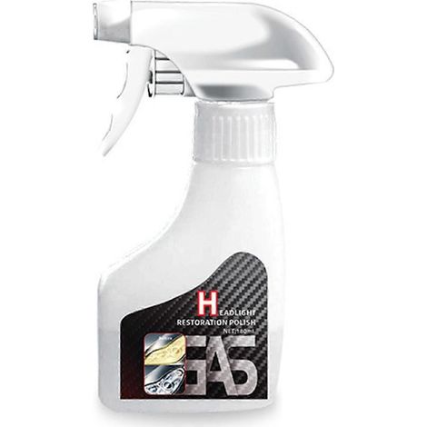 Convient pour le kit de polissage de phares de 180 ml - Nettoyant anti-jaunissement sans ponçage pour phares ternis et rayés. Couleur : Spray uniquement. (1/4)