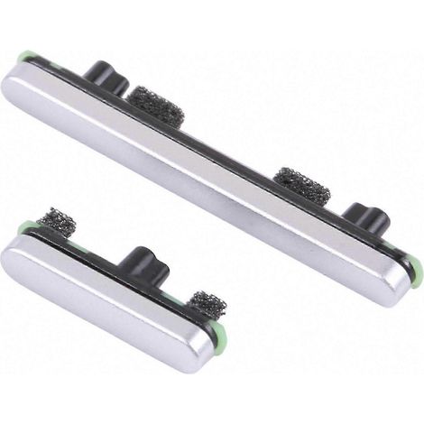 Bouton Volume et Alimentation Compatible Google Pixel 7 Pro - Kit de Remplacement pour Touches Latérales, Pièce Détachée pour Réparation, Contrôle de Marche/Arrêt, Finition Noir (1/4)