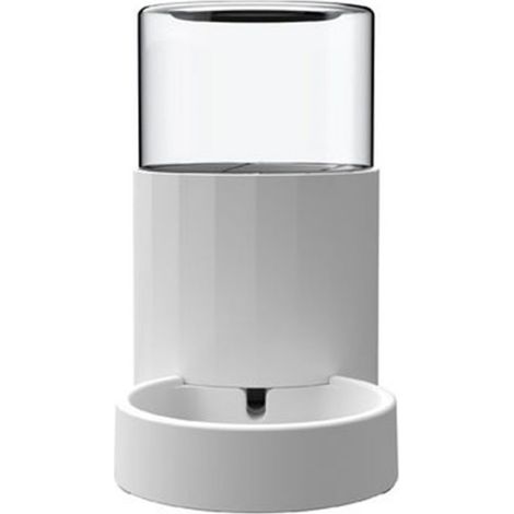 2,5-Liter-Wasserspender für Katzen und Hunde, automatischer Futterautomat, Trinkbrunnen für Katzen, Trinkbrunnen, Futter- und Wasserspender, Schwerkraft-Wasserspender mit großem Fassungsvermögen und U