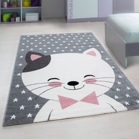Tapis rectangle pour enfant en polypropylène Wiku Rose 160x230 (1/5)