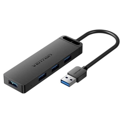 Hub USB 3.0 Vention CHLBB-SCB2/ 4xUSB/ 1xUSB Tipo-C PD