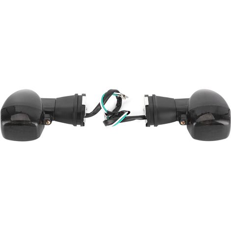 2 clignotants moto jaune, verre noir, compatible Kawasaki ZX600 Ninja ZX‑6R (1/5)