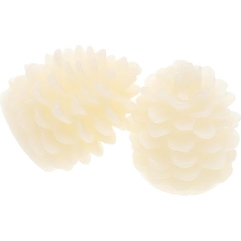2pièces Lot de Bougies LED sans Flamme Forme De Pomme De (1/5)
