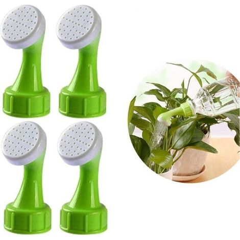 Arroseur Bouchon de Bouteille 4 pcs, Vase d'arrosage Bouilloire Pomme de Douche Outils de Jardin, Arrosoirs pour Bouteilles d'eau Outil d'abreuvement ménager pour Plantes en Pots (1/4)