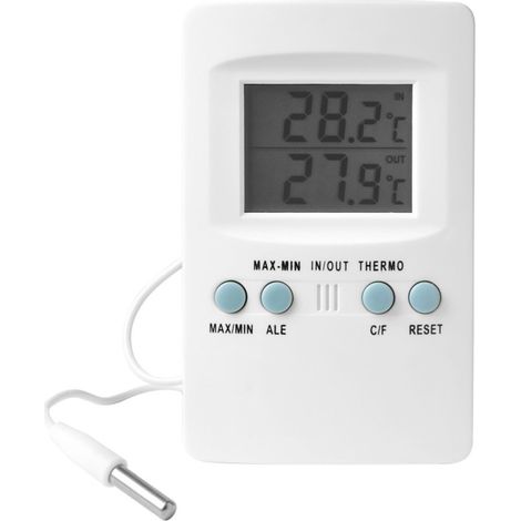 THERMOMETER MIN MAX EXTER SONDE 110X70X15 DONR 0,08 VON WEEE STIL 6013,5