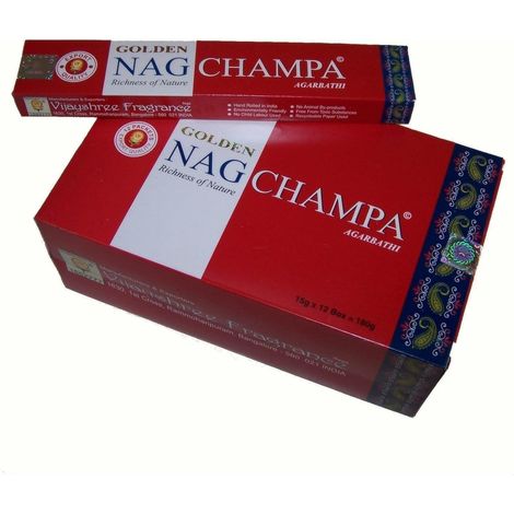 Räucherstäbchen Grosspackung 12 Schachteln NAG CHAMPA 15 g 12er Pack (1/2)