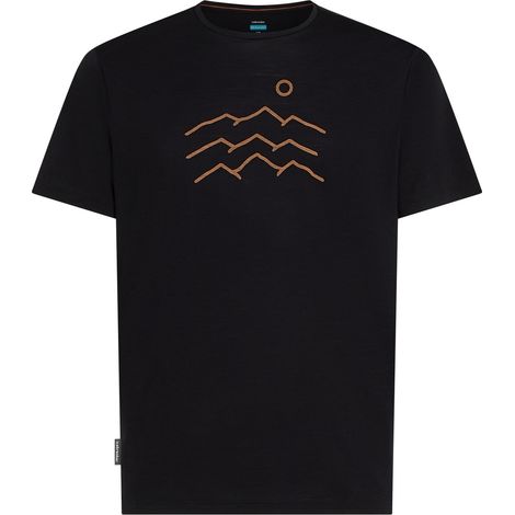 Icebreaker MER 125 SPHERE ACROSS Herren-T-Shirt schwarz IB0A5781001 r S (1/5)