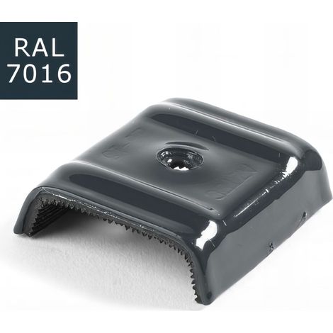 Scell-It – Cavalier bac acier TRAPEZO-E – Support de répartition type E3 – Aluminium 10/10ème – Étanchéité intégrée – RAL7016 – Lot de 100 pièces