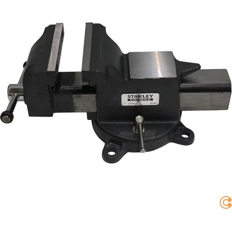 [NEUWERTIG] B-Ware Stanley Max Steel Parallel Schraubstock Spannweite Max. 125 Mm Amboss Werkbank