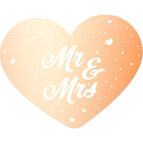 Panneau de Porte Mariage Rose Doré (1/2)