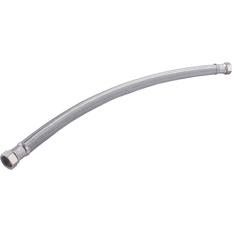 Flexible de Acero Inox Hembra Igual DN25 QUICK PLOMBERIE - Hembra Hembra 1" Paso Interior de 25mm Longitud 800mm