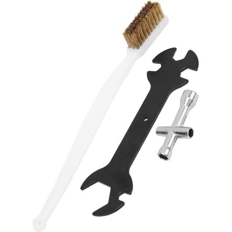Kit de nettoyage pour imprimante 3D (3 pièces) : outil multifonction, buse cruciforme miniature, brosse (1/5)