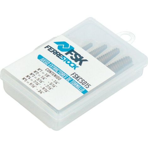 Set di estrattori Ferrestock 1/8" 3/4" 5 pcs (1/2)