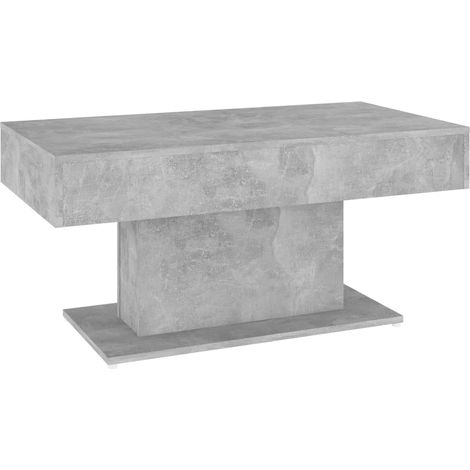 Maison Exclusive - Tavolino da Salotto Grigio Cemento 96x50x45cm Legno Multistrato