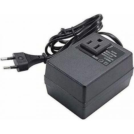YMYNY Transformator 220 V auf 110 V, 200 W, mit europäischem Stecker, für reduzierte Spannung. (1/3)