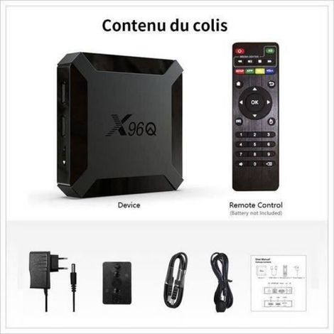 Smart TV Box - - X96Q - Android 10.0 - 4K 60fps - H265 HDR (1/4)
