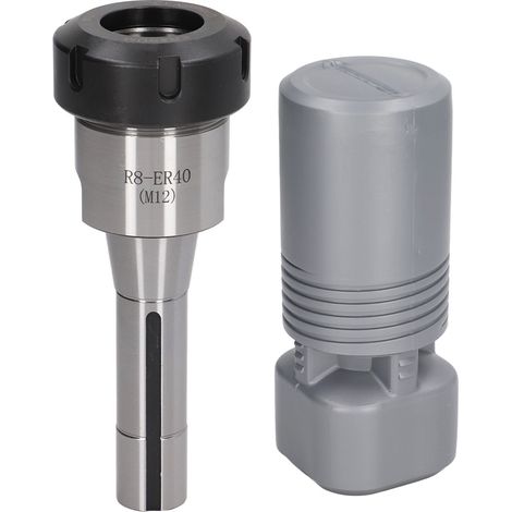 Mandrin à filetage R8‑ER40 pour tour, porte-pince pour fraisage et perçage CNC, 8000 tr/min, outillage de précision. (1/5)