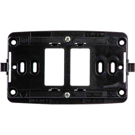 Supporto Plastica 1 Posto Scatola Tonda (Master Cod. 00364) (1/3)