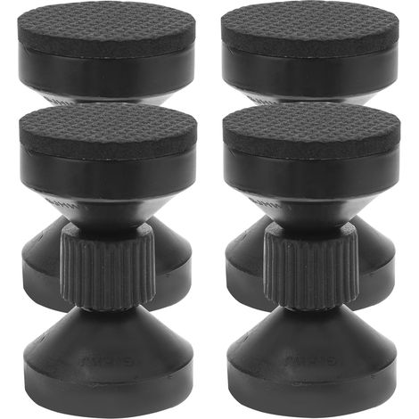de tête de lit réglables lot de 4 noires support de fixation (1/5)