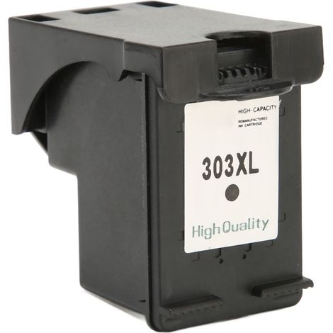 Cartouche d'encre noire H 303XLBK compatible HP 7858 7855 7155 6255 - Recharge pour imprimantes photo (1/5)