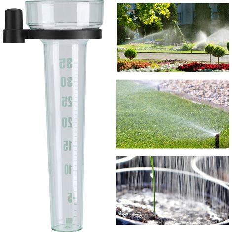 Jauge de pluie en plastique pour jardin, tube de mesure précis extérieur 35 mm capacité