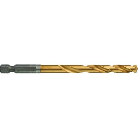 PUNTE PER FORATURA METALLO DA DIAMETRO 2 A DIAMETRO 13 HSS-G IN TITANIO SHOCKWAVE - RED HEX - MILWAUKEE - Diametro/Lunghezza Ø 6.5X107/63 mm 1pz