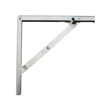 ESCUADRA PLEGABLE REFORZADA H.CROMADO 50X50 - 614 (1/4)