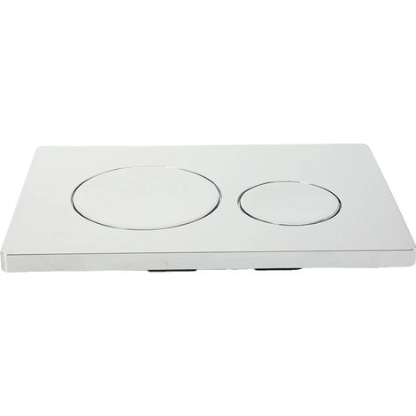 Accionador de doble descarga, compatible con botones redondos/cuadrados, rendimiento fiable, blanco A (1/2)