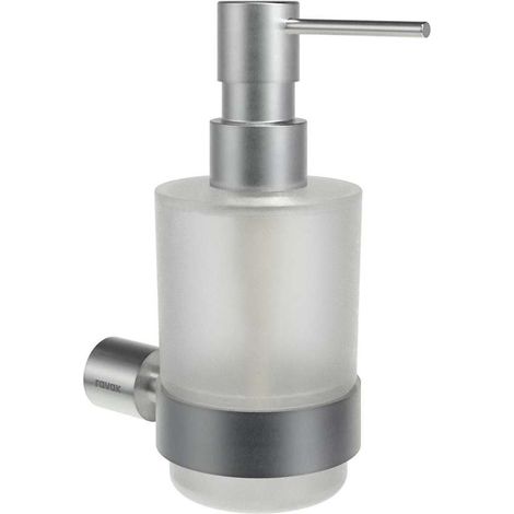 Ravak Fold - Distributeur de savon avec support, verre/acier inoxydable brossé X07P1345 (1/3)