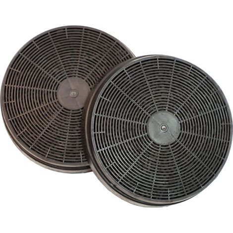 Lot de 2 Filtres à Charbon pour Hotte Compatible avec Brandt Amica Candy De Dietrich Far Rosieres Sauter Valberg AS0015184 49037930 175x34mm (1/4)