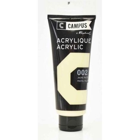 Peinture acrylique 100 ml - Jaune pastel n°002