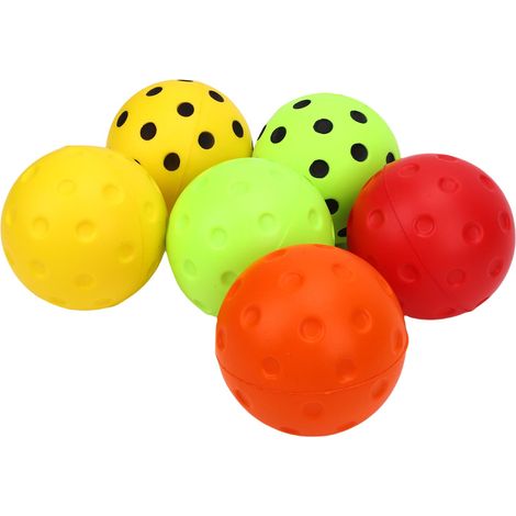 Lot de 6 balles d'entraînement en mousse PU souple, légère et silencieuse pour l'entraînement à domicile (1/5)