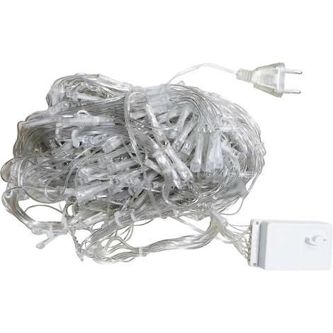 Luces LED de red con forma de pavo real, luces de red de pesca, linterna decorativa navideña impermeable (1/2)