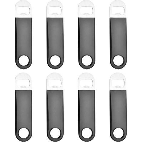 Ouvre-bouteilles Plat En Acier Inoxydable - Poignée Longue - Pour Cuisine Bar Restaurant - 1 Pièce (1/5)