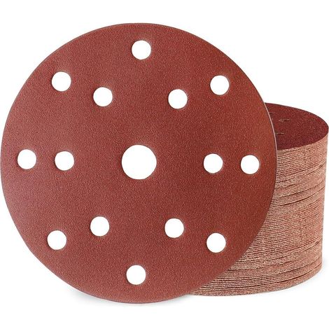 Schleifscheiben 150mm Klett 15 Loch 180 180 K&xF6rnung 50 St&xFCck (1/5)
