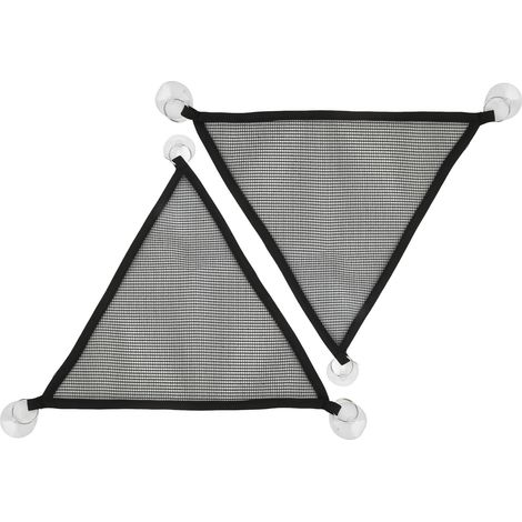 Lot de 2 hamacs triangulaires souples et remplaçables pour dragons barbus et lézards, avec ventouses pour reptiles et hamsters. (1/5)