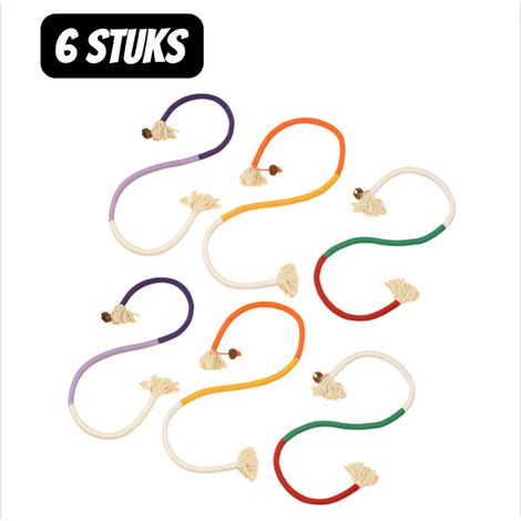 Lot de 6 jouets pour chat à mâcher avec herbe à chat comprenant cordes jouets interactifs bâtonnets de dentition et accessoires pour stimuler le jeu (1/5)