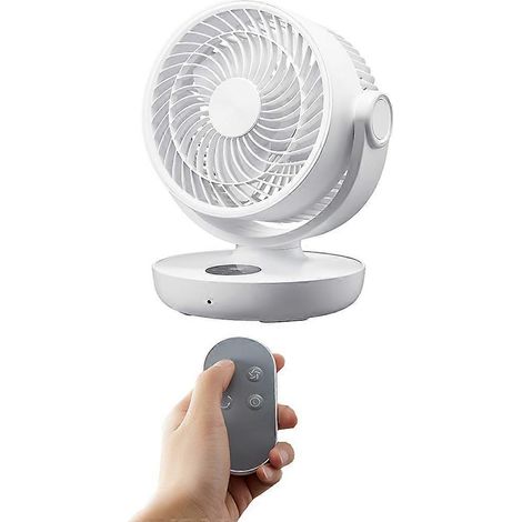 Mini ventilateur de camping USB 10 000 mAh, portable, avec télécommande, pour tente (1/4)