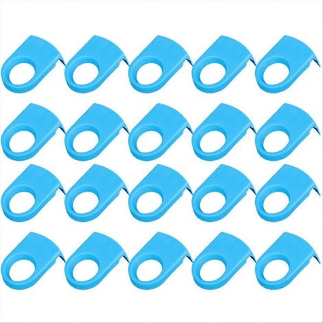 Pinces pour bouteilles de cocktail, porte-bouteilles en plastique, bleues (1/5)