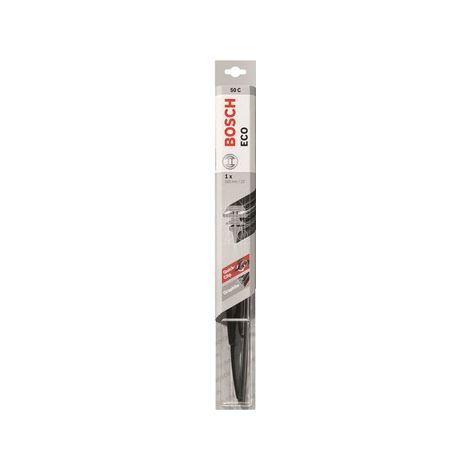 Bosch Eco 500 mm - Spazzole tergicristallo per auto con gomma naturale
