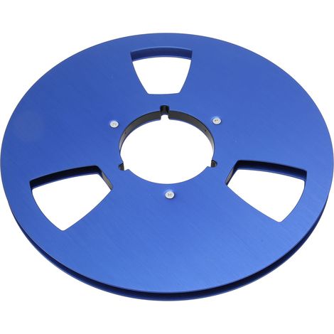 Bobine de Récupération Vide 10,5 Pouces en Alliage d'Aluminium pour Machine à Ruban Sonore, Compatible avec Modèles Pioneer Blue (1/5)