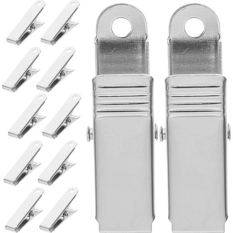 Pince crocodile électrique métal 20 pièces, pour électricité (1/5)