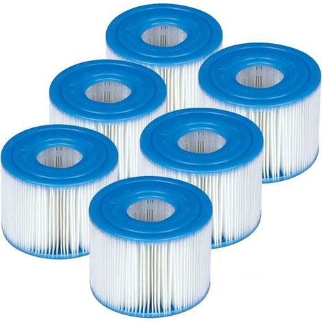 Type S1 (6 Pack), Replacement Spa Filter for PureSpa Easy Set Pool Cartridges (1/5)