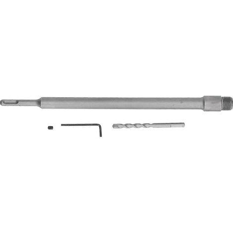 Adaptateur de perçage en acier à haute teneur en carbone, queue ronde de 350 mm, accessoire adaptateur pour marteaux perforateurs (1/4)