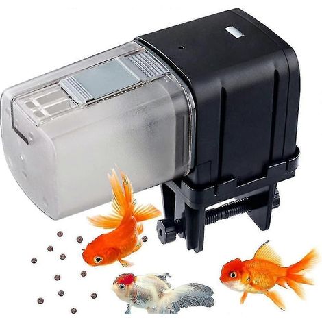 Automatischer Aquarium-/Fischfutterspender, multifunktionaler, einstellbarer digitaler Fischfutterspender-Timer, 175 ml Fassungsvermögen (1/3)