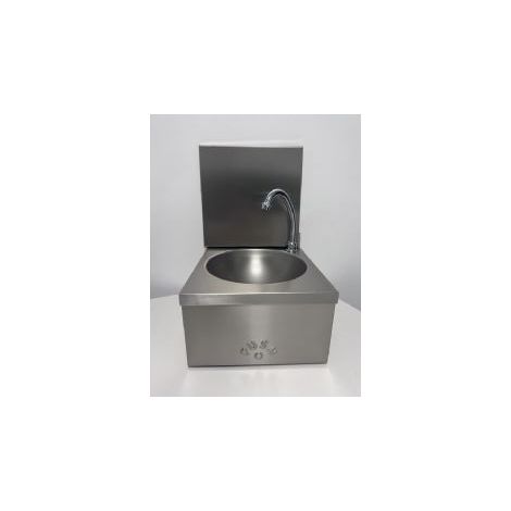 Lave-Mains Inox Cuve Ronde Ø 255 mm avec Dosseret - L2G