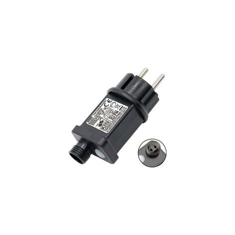 Clignoteur pour Guirlande lumineuse 31V 6W Prise Clignotante, 9 Modes Avec Fonction Minuterie, Étanche IP44 Transformateur LED pour Eclairage de jardin, Rideau Lumineux (1/4)